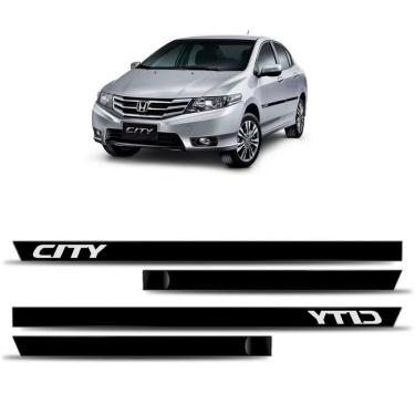 Imagem de Kit Borrachão Lateral Honda City   Todos   4 Peças