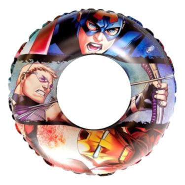 Imagem de Boia Infantil Circular Inflável Piscina Os Vingadores Marvel