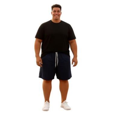 Imagem de Bermuda Tactel Reforçada Plus Size Com Elástico e Bolsos - Wju Jeans, 