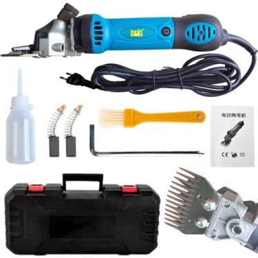 Imagem de Tosquiadeira Máquina Tosa 550W Kit Lâminas Ovelha Carneiro - Kaqi