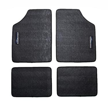 Imagem de Tapete Universal Emborrachado Antiderrapante Impermeável Flexível Para Veículos VW Polo Gol Fusca Fox Spacefox Brasília Santana Golf Voyage Jetta Nivus Up Virtus