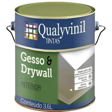 Imagem de Tinta Acrílica para Gesso/drywall 3,6lts Branco Neve Qualyvinil