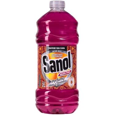 Imagem de Sanol, Desinfetante líquido para uso geral, Mistério Árabe, 2 litros, Azul
