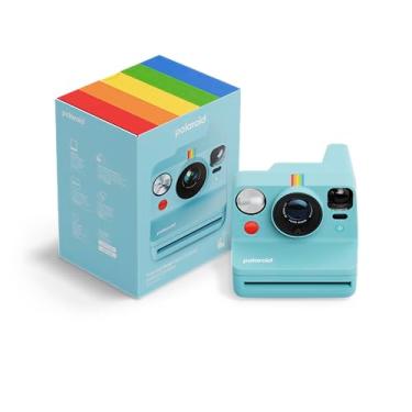 Imagem de Polaroid Câmera instantânea Now+ 3ª geração tipo I - Controle por aplicativo Bluetooth conectado - azul ártico - somente câmera sem filme (9163)