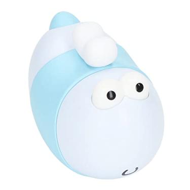 Imagem de ZJchao Aquecedor de Mãos Recarregável, Aquecedor de Mãos Elétrico USB Com 2 Modos de Temperatura Aquecimento Rápido Bateria de 1800mAh, Design Bonito Em Tamanho de Palma Em Estilo Abelha, (Azul)
