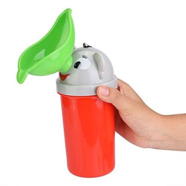 Imagem de Generic Urinol Portátil Potty bebê Criança Banheiro de Emergência para Criança Atualizar Carro Acampamento para Viajar Amarelo Abs (Estilo princesa)