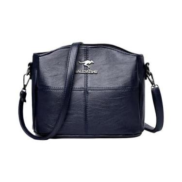 Imagem de Bolsa Feminina Pequena de Couro Macio - Bolsa de Ombro Crossbody Elega