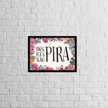 Imagem de Quadro Inspira, Respira, Não Pira 24X18Cm