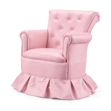 Imagem de Cadeira Poltrona Balanço Amentação Confortável Quarto Descanso Sala Leitura Corino corino Rosa