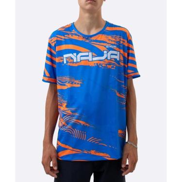 Imagem de Camiseta Masculina HUPI Bike Naja V10 Azul e Laranja-Masculino