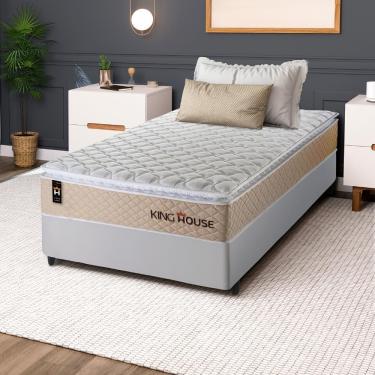 Imagem de Cama Box Molas Ensacadas Alford Solteiro 88x188 King House