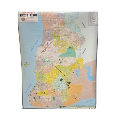 Imagem de Mapa Planta de Belém  PA - COM SUPORTE - Bia Mapas
