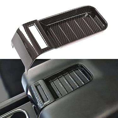 Imagem de FINMOKAL Acessórios Da Tampa Da Caixa De Armazenamento Do Apoio De Braço 1 Peça Para Toyota Tundra 2014-2021 Impresso Em Fibra De Carbono