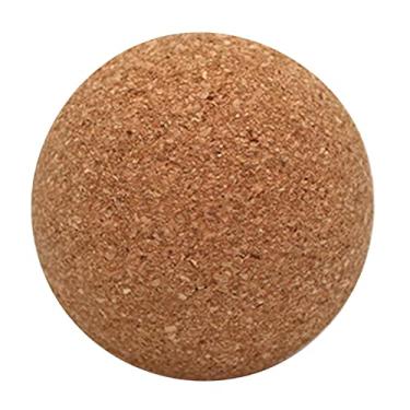 Imagem de simhoa Bola de massagem de cortiça, plantar, rolo de massagem de tecidos profundos, alta densidade, durável, rolo massageador, bola miofascial para, 6cm