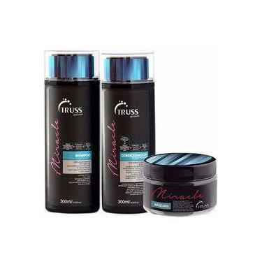 Truss Miracle Kit Shampoo 300ml + Condicionador 300ml + Máscara 180g