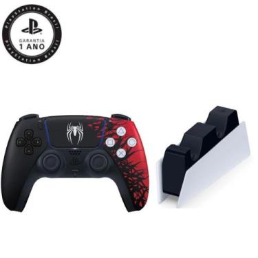 Porta jogos PS3/PS4/PS5 Spiderman (40 jogos e 2 controles)