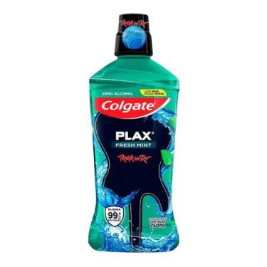 Imagem de Enxaguante Bucal Sem Álcool Colgate Plax Fresh Mint 750ml, 750ml