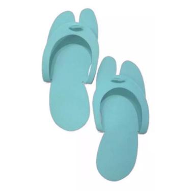 Imagem de Chinelo Descartável Eva Para Salão, Manicures - 10 Pares 2mm - Selys, 