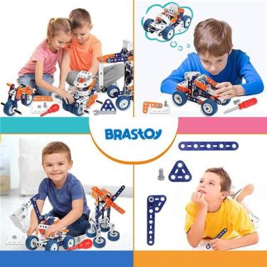 Imagem de Bloco De Montar Encaixe Brinquedo Educativo Criativo De Engenharia 152