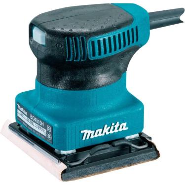 Imagem de Lixadeira Orbital 170W Ideal para Madeira Metal Com 6 Folhas de Lixa BO4510H 220V Makita