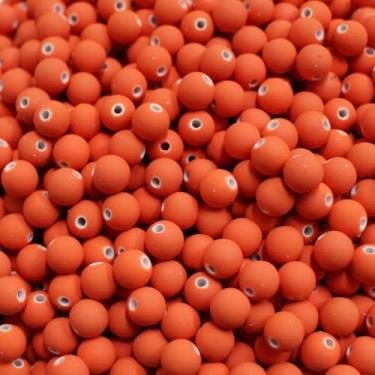 Imagem de Bola Emborrachada 6mm Leitosa 100g Laranja