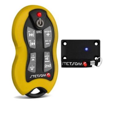 Imagem de Controle Som Stetsom Longa Distancia Ate 500 Mts Amarelo Sx2