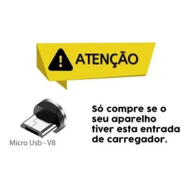Imagem de Cabo V8 Turbo 3.0A Detalhes Coloridos 1,2 metros HS-123 Hrebos, Branco
