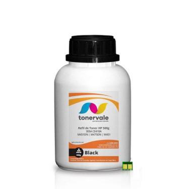 Imagem de Kit Refil de Toner TankFull ParaHP 305A CE410A + 5 Chip Black - HP M45