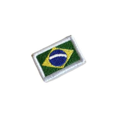 Imagem de BP0403-036 Bandeira Brasil Patch Bordado 3,8x2,5cm - BR44