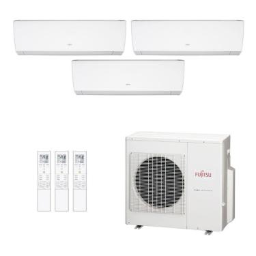 Imagem de Ar-Condicionado Multi Split Inverter Fujitsu 27.000 (2x Evap HW 9.000 + 1x Evap HW 12.000) Quente/Frio 220V