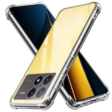 Imagem de Capa Capinha Com Bordas Anti Impacto Para Poco X6 ProTela de 6,67 Polegadas (Bluepink)