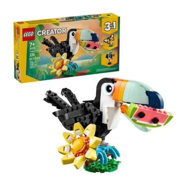 Imagem de Lego Creator 3 em 1 Animais selvagens Tucano tropical - 31173