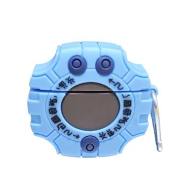 Imagem de JLSDBMZ Capa para Beats Studio Buds/Buds +/Buds Plus fofa, divertida 3D Digimon Monster Digivice desenho animado, capa protetora de silicone macio para fone de ouvido