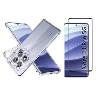 Imagem de Capa Case e Película para Xiaomi Redmi Note 14 4G Note 14 5G Note 14 P