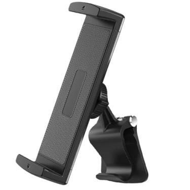 Imagem de Suporte para tablet no banco traseiro, suporte de encosto de cabeça para Tesla modelo Y/3/S/X/LR/xadrez, rotação de 360°, tablets de carro, suportes de telefone para iPad Pro Air Mini, Galaxy Tab/Z