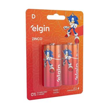 Imagem de Pilha De Zinco D R20 - 1,5v Blister Com 2 Unidades