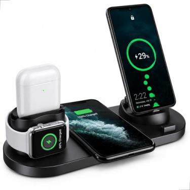 Imagem de Base De Carregamento Indução 6 Em 1 Para Eletrônicos - BLUTU
