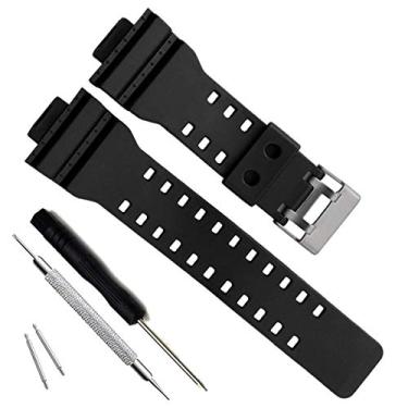 Imagem de MyTime Pulseira de Relógio de Resina Natural OliBoPo para Casio G-Shock GD120/GA-100/GA...