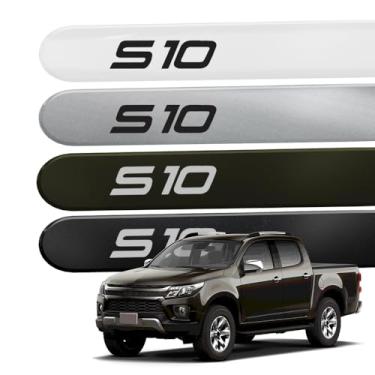 Imagem de Friso Lateral para S10 Cabine Dupla 2017 a 2025 Redondo