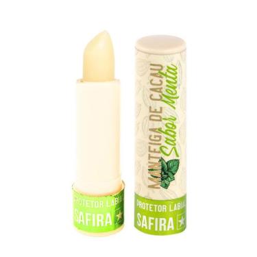 Imagem de Protetor Labial Manteiga De Cacau Sabor Menta Safira - SAFIRA COSMÈTIC