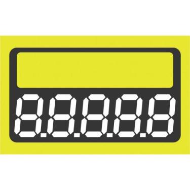 Imagem de Etiqueta para Marcação de Preço PVC Pequena 40X25MM com 15 Unidades - 
