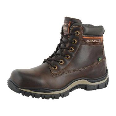 Imagem de Bota Adventure Trekking Couro Legítimo Azimute - 911 - Caqui, 46