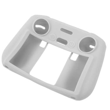 Imagem de Naroote Tampa de Silicone do Controlador RC 2, Tampa de Controle Remoto do Drone Confortável à Prova de Choque para Mini 4 Pro Air 3 RC 2 (Cinza)