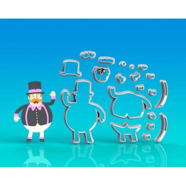 Imagem de Cortador Mundo Bita Bita Modular Tamanho 8cm