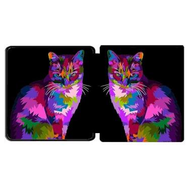 Imagem de Yzlvigrous Capa para Kindle Oasis 9/10ª Geração 2017/2019, Tampa de Casca Traseira TPU de 7 Polegadas com Recurso de Vigília do Sono Automático, Modelo: CW24WI/S8IN4O