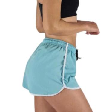 Imagem de Short Patricinha Tactel Feminino Com Elastano para Academia Corrida Pr