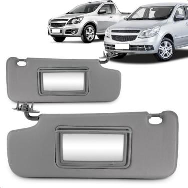 Imagem de Par Quebra Sol Agile Montana 2011 a 2013 Cx. Espelho Cinza Escuro - NE