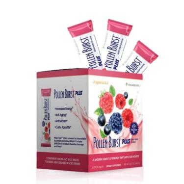 Imagem de Bebida energética Youngevity Projoba Pollen Burst Plus Berry 30 pacotes-Unissex