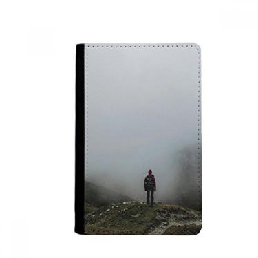 Imagem de Porta-passaporte para viagem Notecase Burse Fog Clouds Mountain Nature