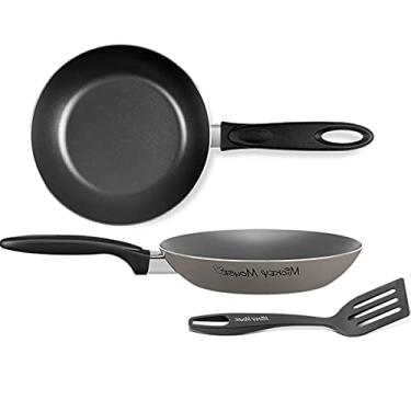 Imagem de Panela Frigideira Alumínio Mickey Ø24cm Antiaderente Com Espátula Cozinha -7223/385 Brinox - Prata